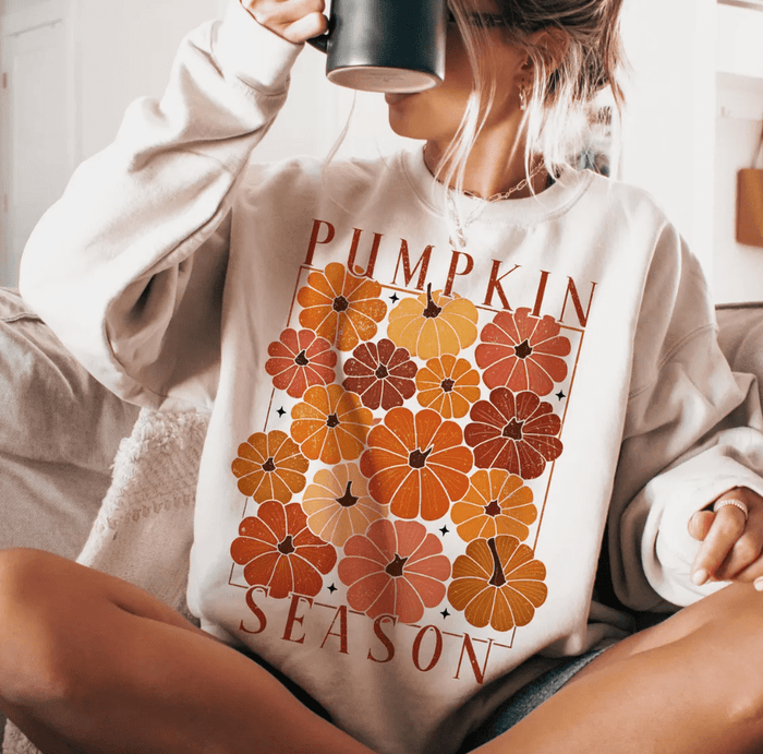 Pumpkin Collage Sweatshirt