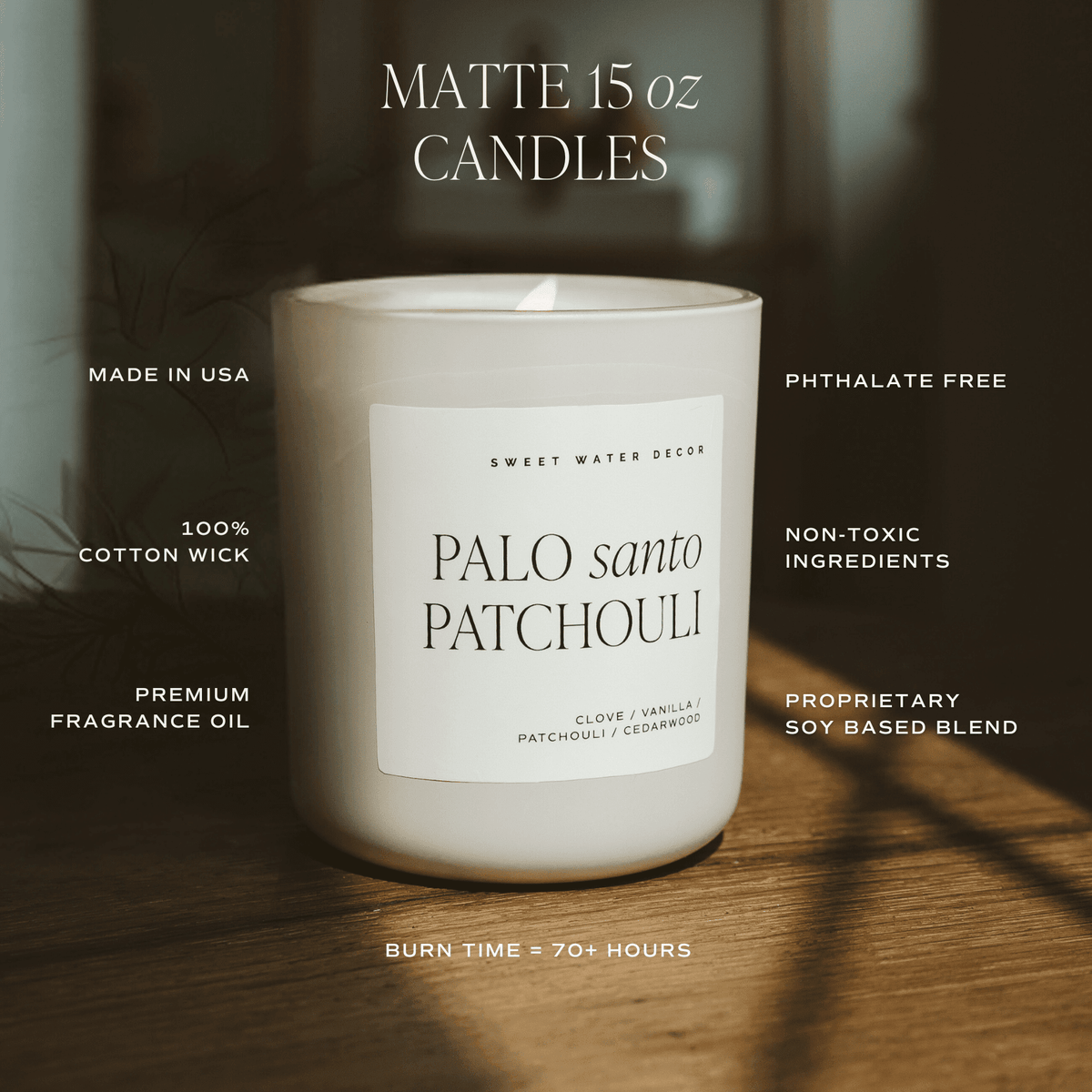 Let It Snow Soy Candle - Tan Matte Jar - 15 oz