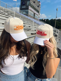 Score a Touchdown Plz Hurry - White Vintage Trucker Hat