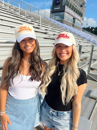 Score a Touchdown Plz Hurry - White Vintage Trucker Hat