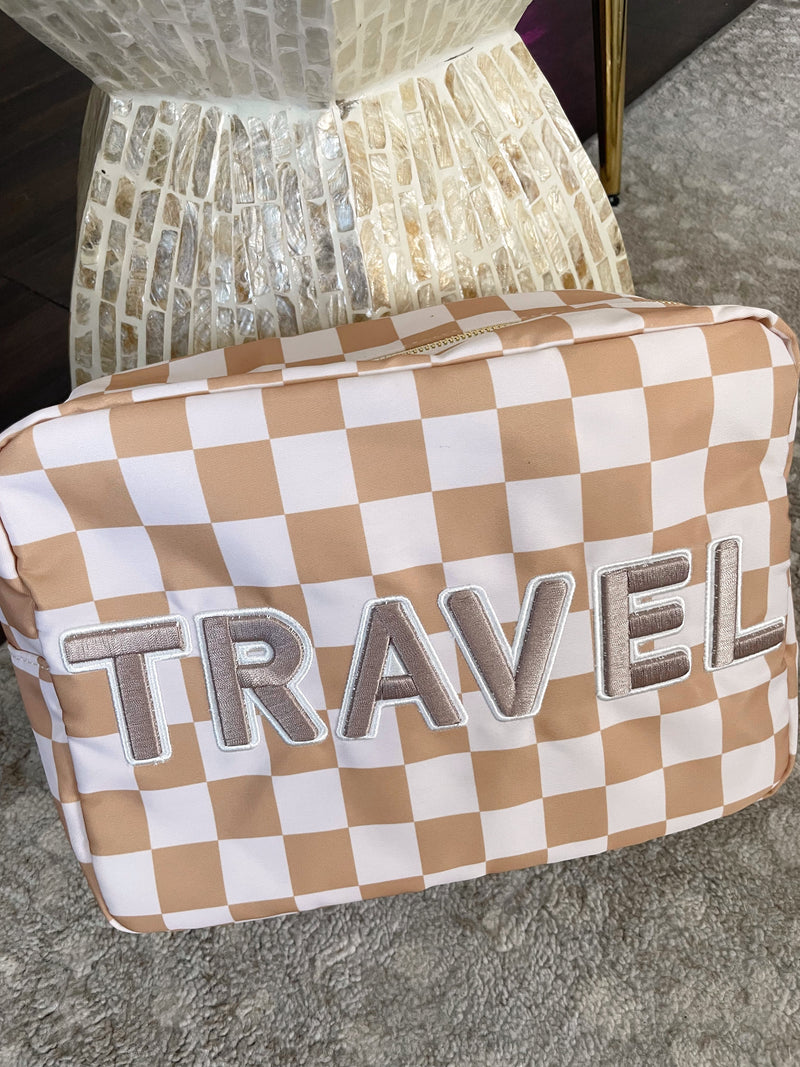 Travel XL - Tan Checkered