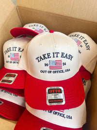 Take it Easy Vintage Trucker Hat