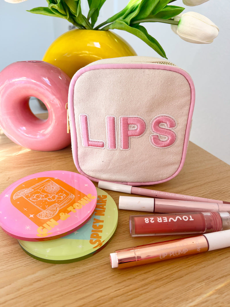 Lips Canvas Mini - Pink