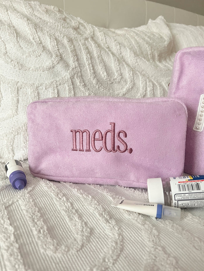 Meds - Lilac Terry Cloth Medium