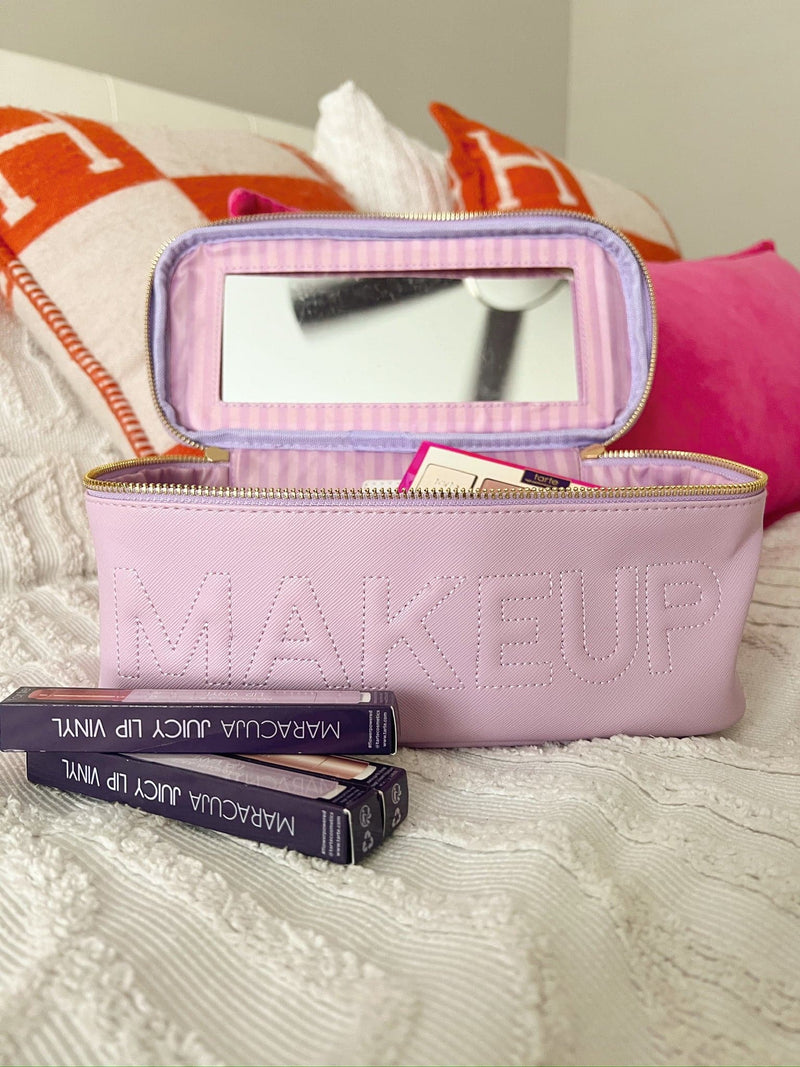 Makeup - Lilac Leather Open Top