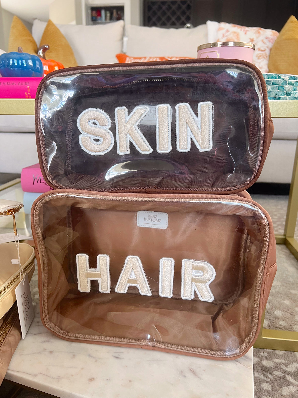 Hair Clear XL - Mocha w/ Rolled Patches