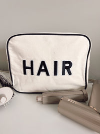 Hair Canvas XL Bag - Black Trim