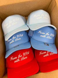 From The USA With Love - Foam Trucker Hat