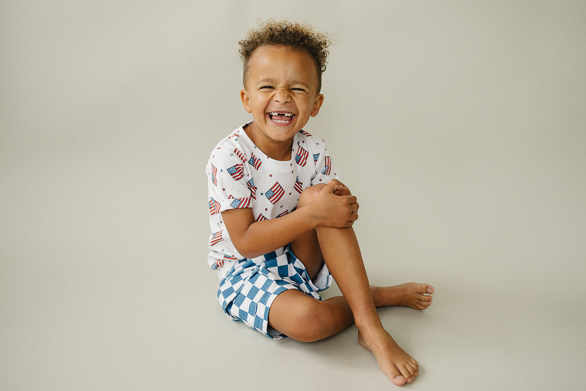 Cargo Shorts Set | Patriotic Vibes