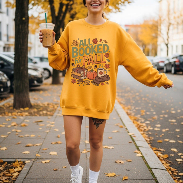 All Booked For Fall Pullover