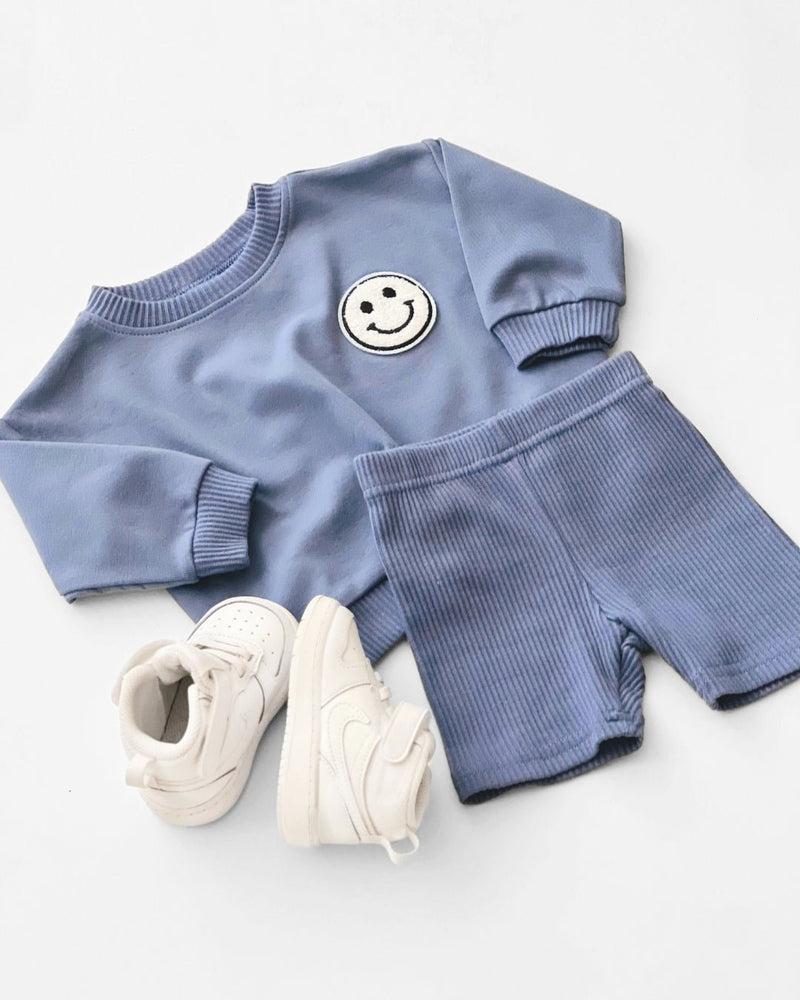 Biker Shorts Set | Blue