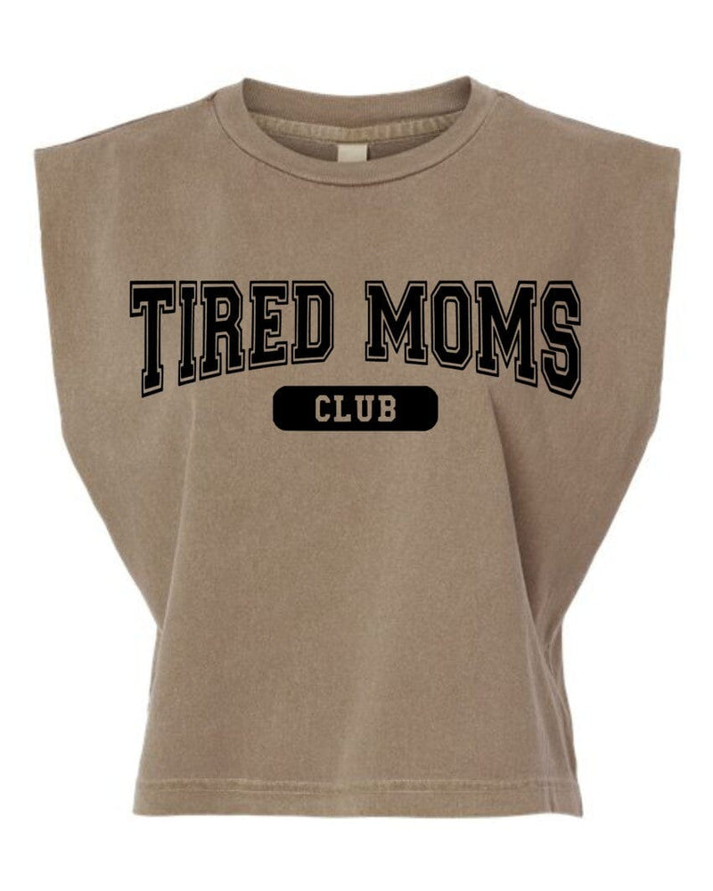 Tired Moms Club Boxy Muscle Tee