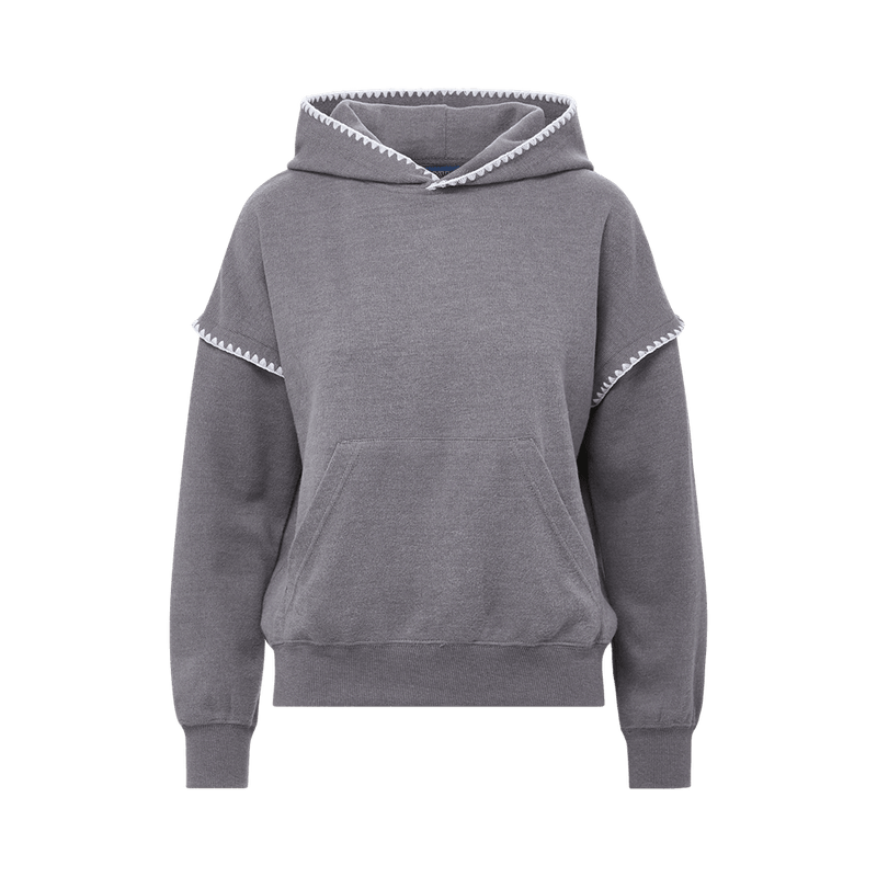 Grey Crafty Box Hoodie