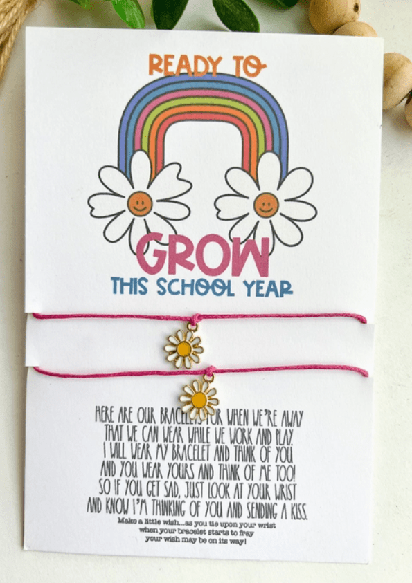 Back To School Wish Daisy Bracelets