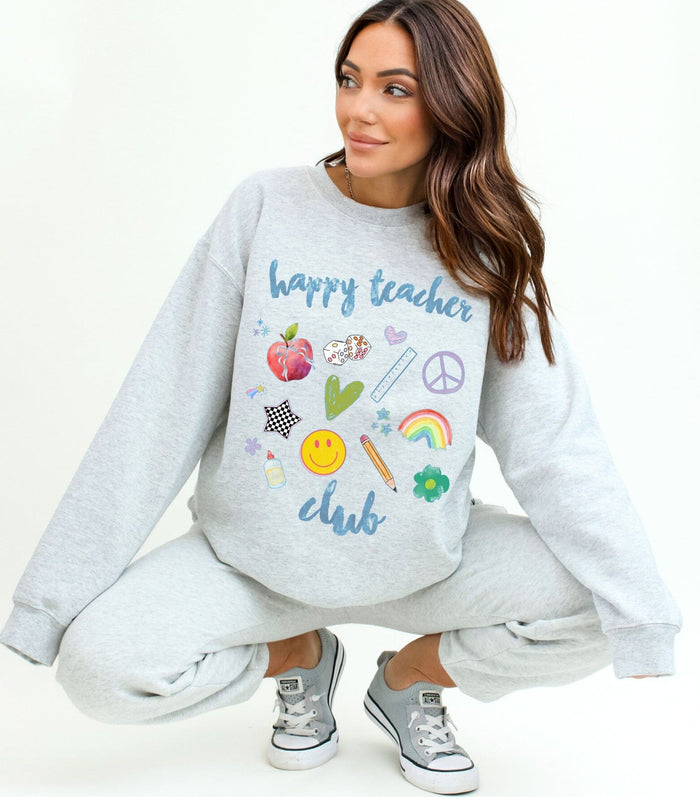 Happy Teacher Club Sweatshirt