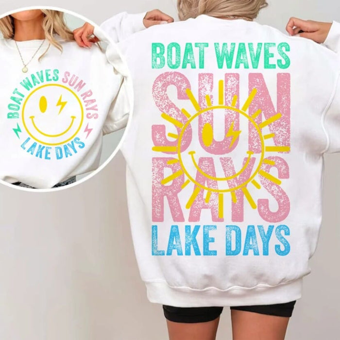 Boat Waves Sweatshirt