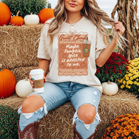 Pumpkin Spice Addicted to Me Comfort Tee