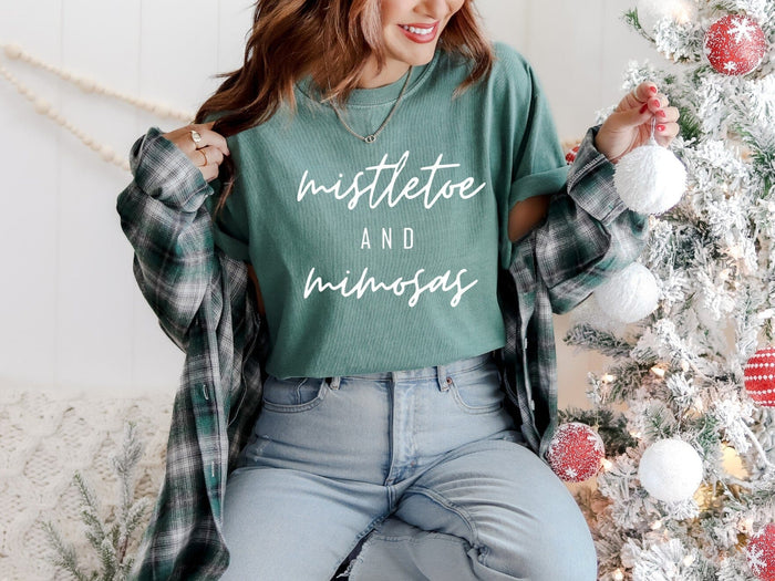 Mistletoe and Mimosas Comfort Tee