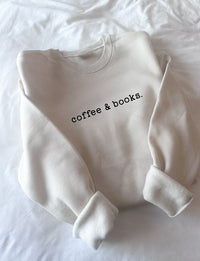 Heather Dust Coffee and Books Pullover