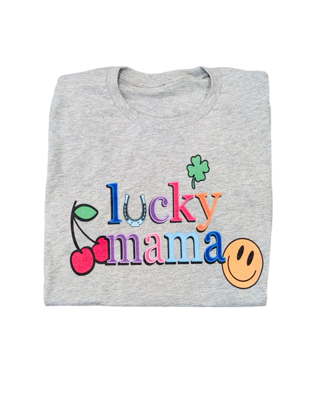 Lucky Mama Smiley Tee