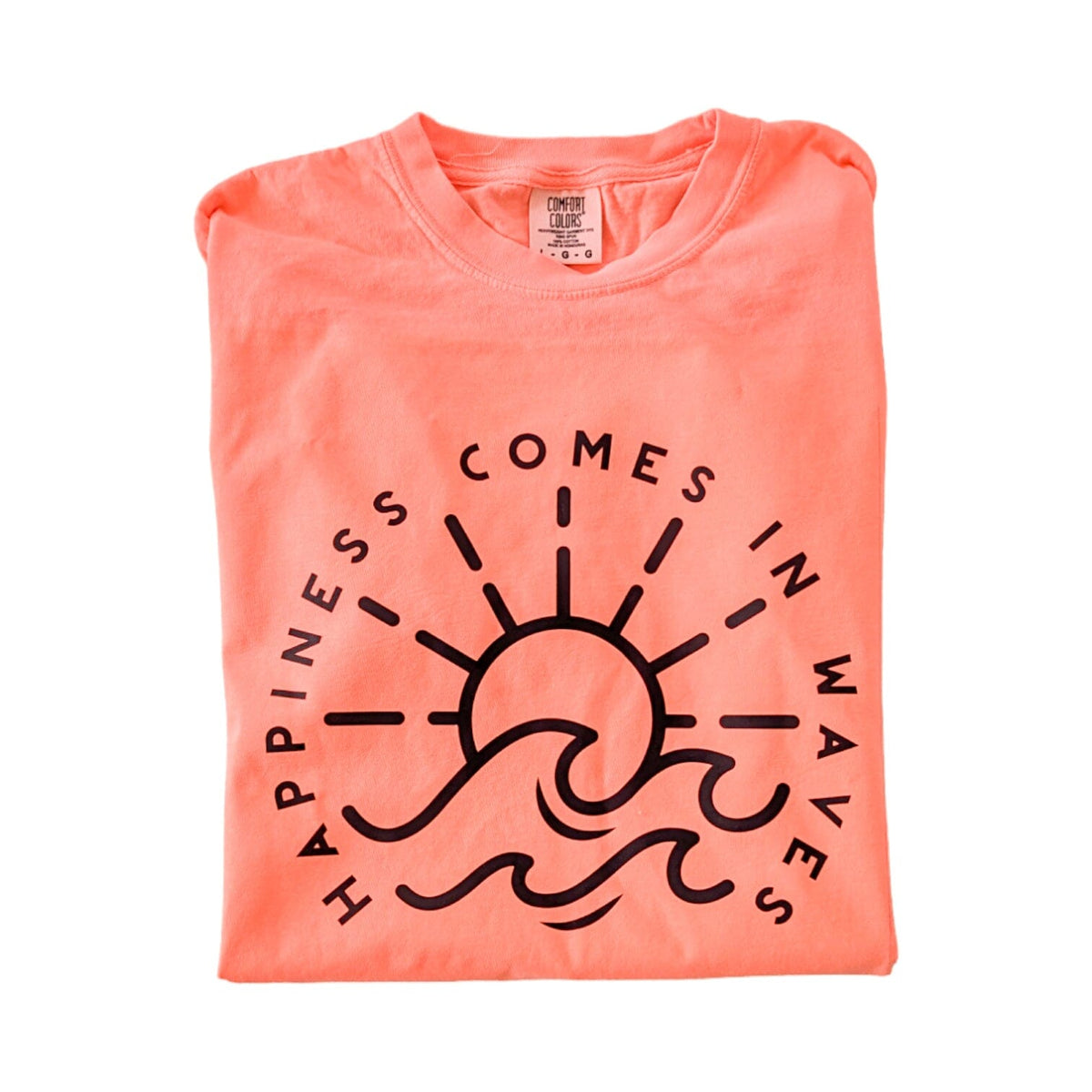 Happiness Comes in Waves Comfort Tee