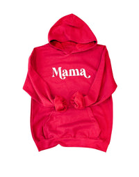 Red Groovy Mama Hoodie