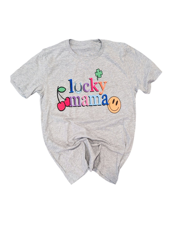 Lucky Mama Smiley Tee