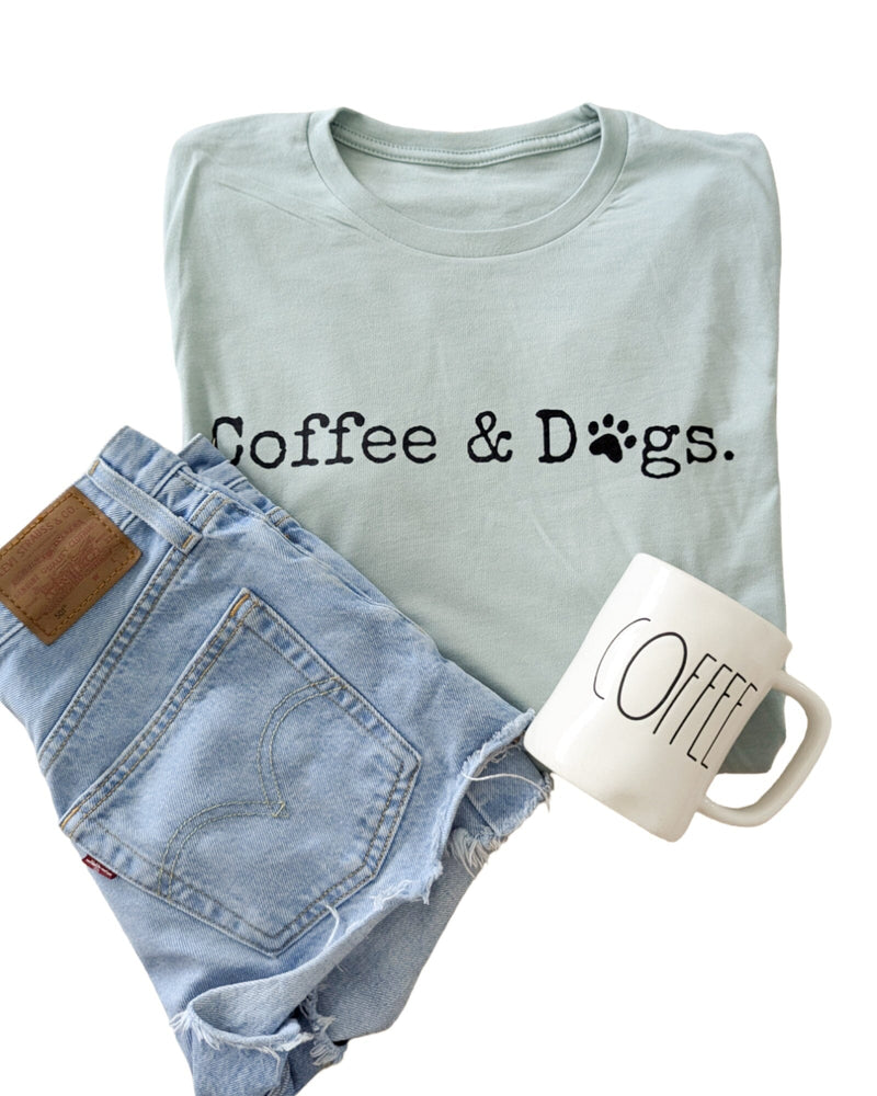 Coffee and Dogs Tshirt