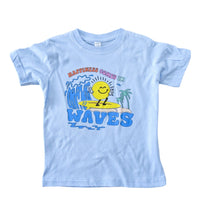 Smiley Happiness Comes in Waves Top