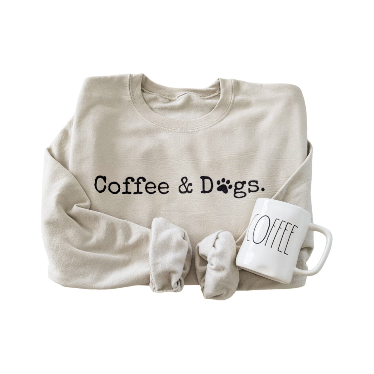 Coffee and Dogs Sweatshirt