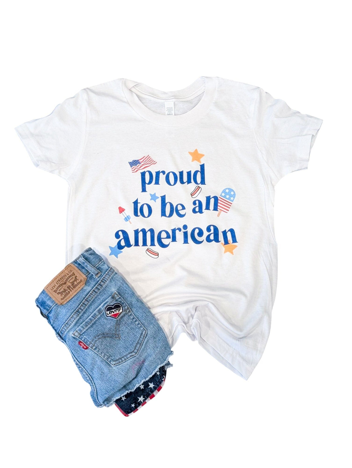 Proud to be an American Kids Top