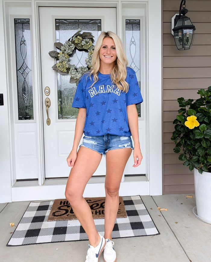 Royal Blue Mama Top