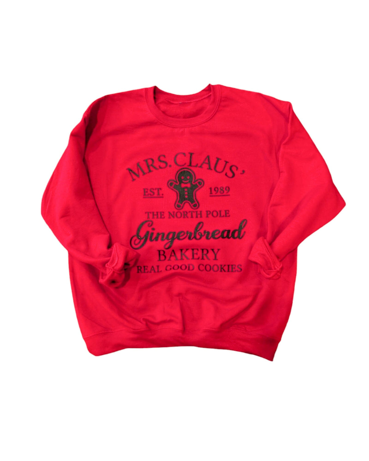 Mrs. Claus' Gingerbread Bakery Pullover