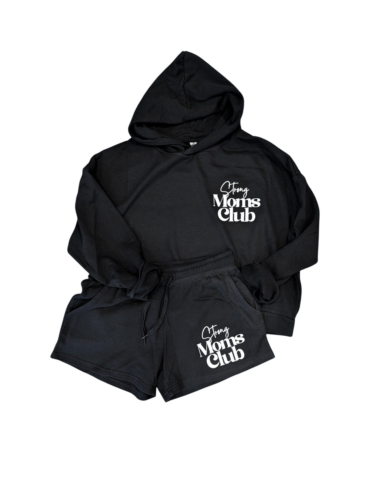 Strong Moms Club Black Set