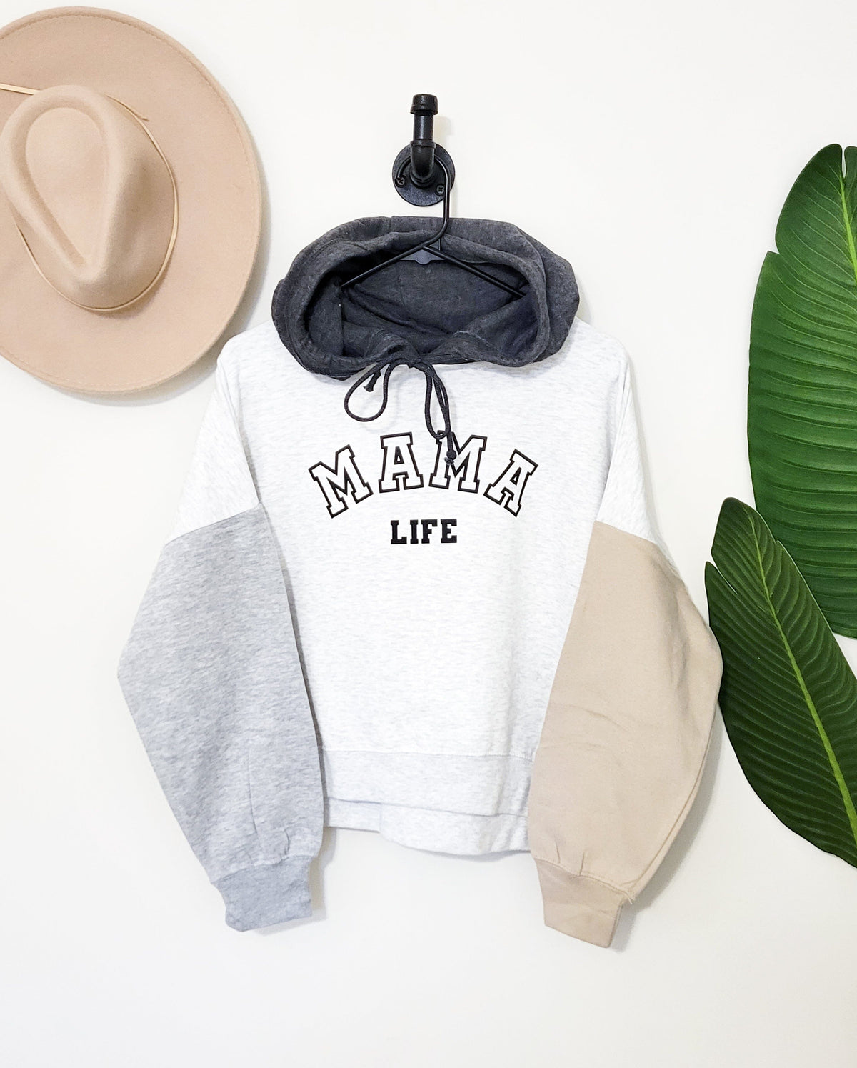 Mama Life Colorblock Hoodie