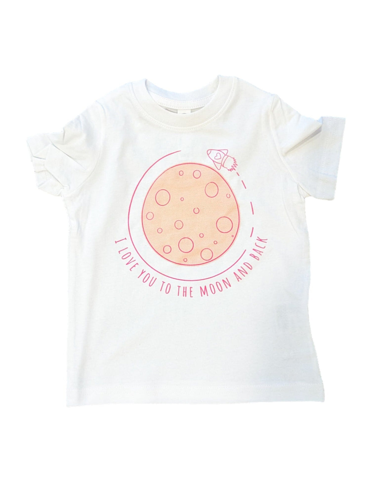 Spaceship Moon and Back Tees