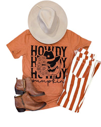 SAMPLE Howdy Pumpkin Tee