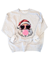 Bubble Gum Santa Pullover