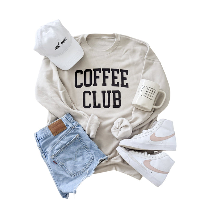 Coffee Club Heather Dust Pullover