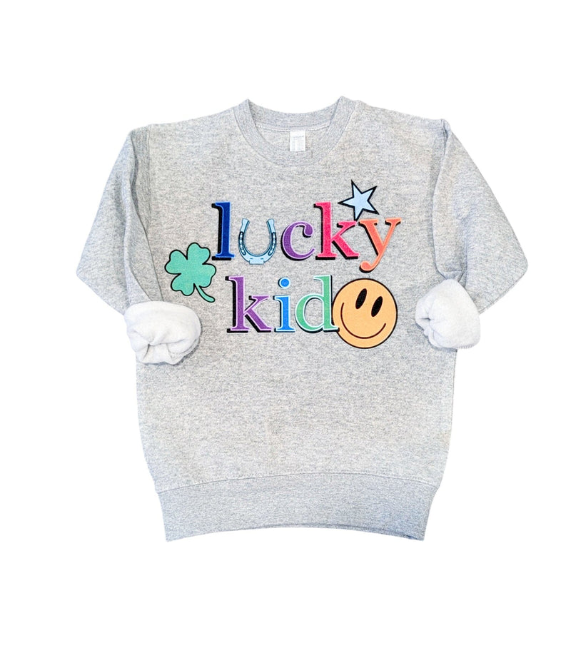 Lucky Kid Smiley Pullover