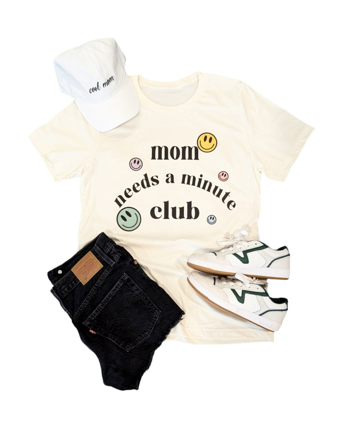 Mom Needs A Minute Club Tee