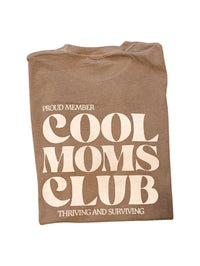 Brown and Beige Cool Moms Comfort Tee