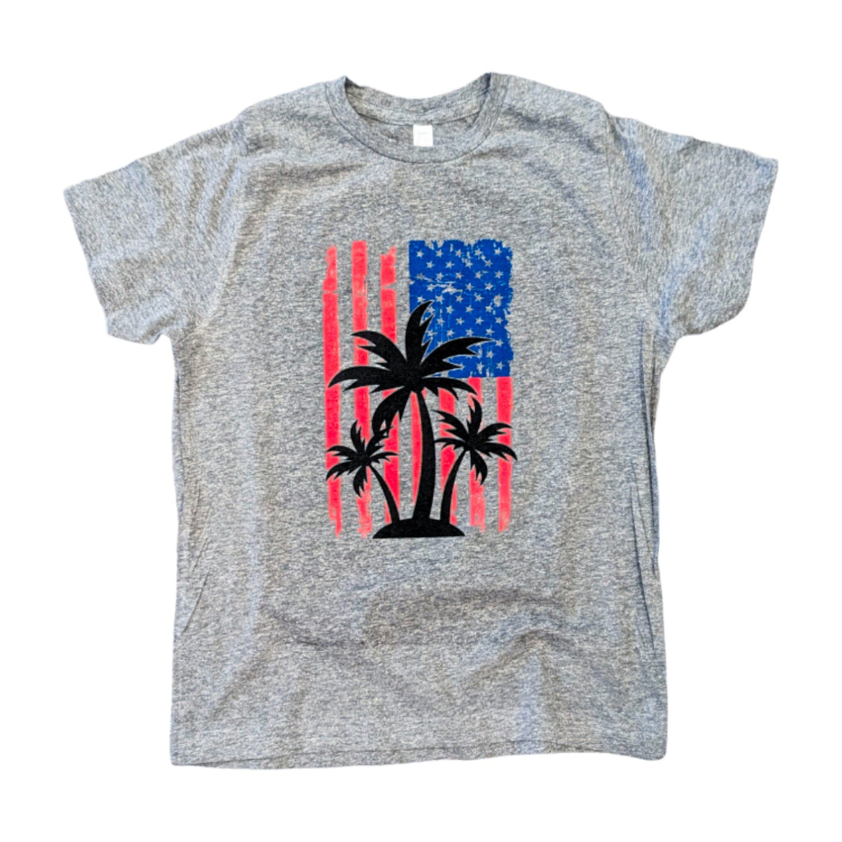 Palm Tree American Flag Top