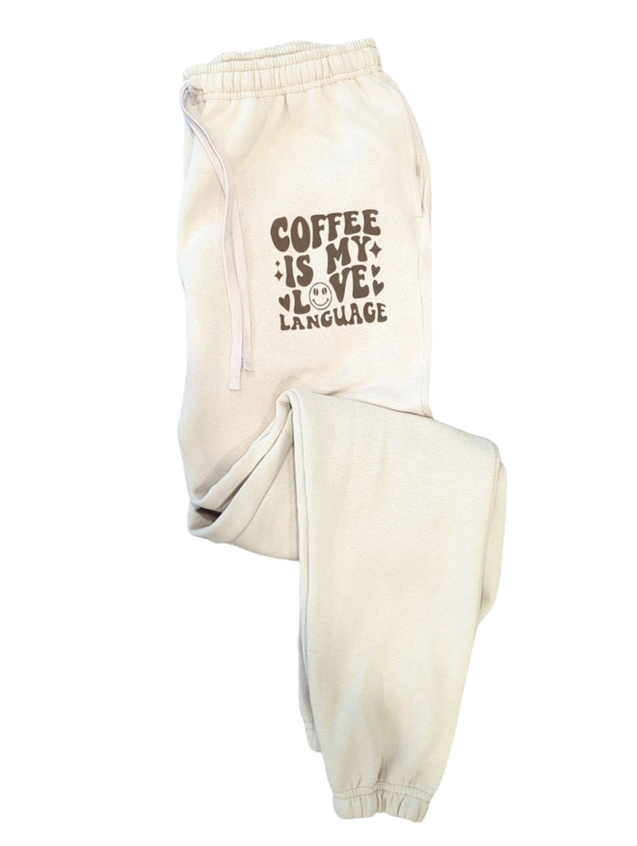 SAMPLE Coffee is My Love Language Joggers