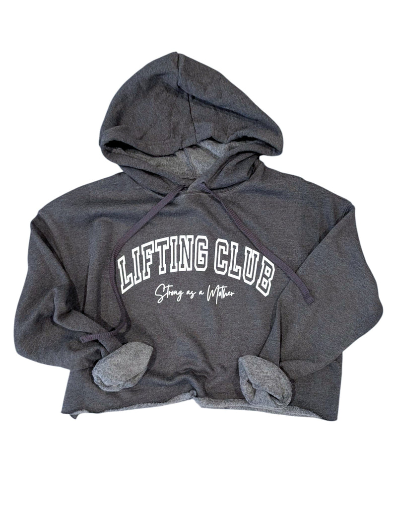 Lifting Club Crop Hoodie