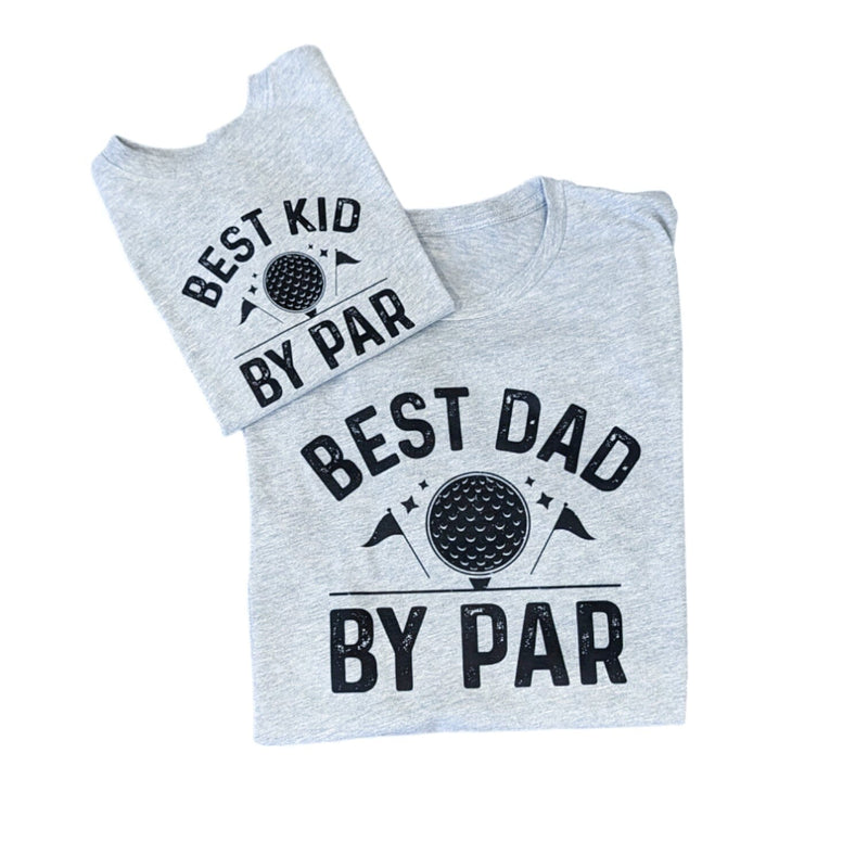 Best Dad and Kid By Par Set