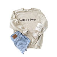 Coffee and Dogs Sweatshirt