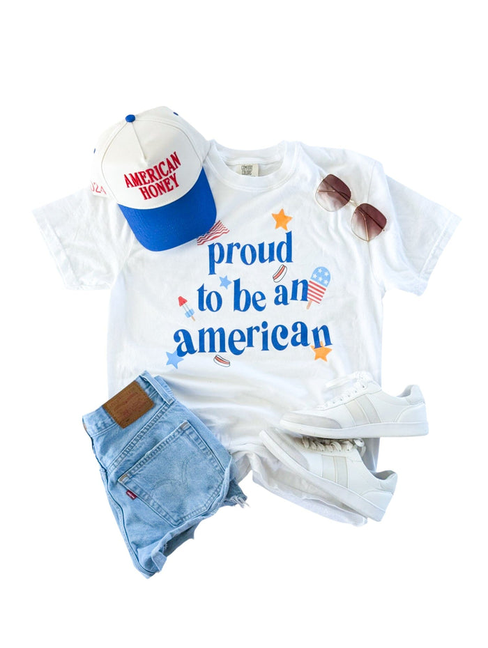Proud To Be An American Comfort Tee