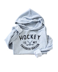 Hockey Graphic Gray Hoodie