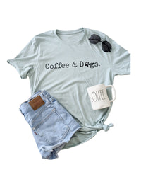 Coffee and Dogs Tshirt